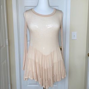 Altar’d State Creme Long Sleeve Top